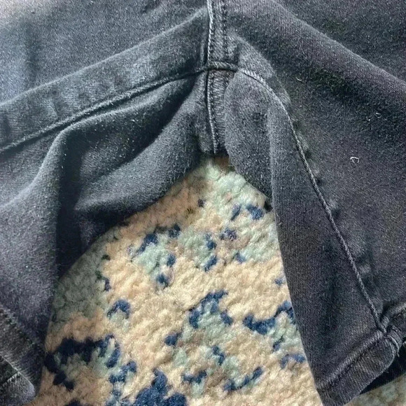 Pilcro and the letterpress STET dark gray jean shorts 28 - Picture 6 of 6